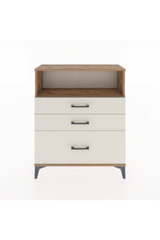 Arges Şifonyer Tek Raflı 3 Çekmeceli 88x30x106 - S05M013V7A