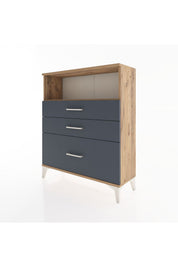 Arges Şifonyer Tek Raflı 3 Çekmeceli 88x30x106 - S05M013V8A