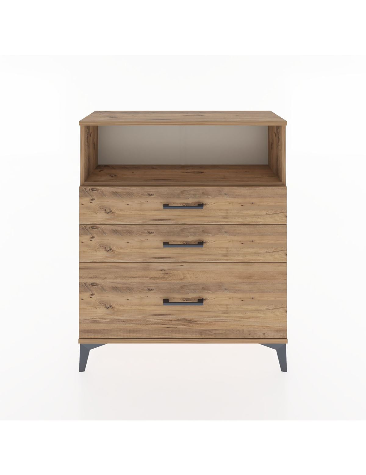 Arges Şifonyer Tek Raflı 3 Çekmeceli 88x30x106 - S05M013V9A