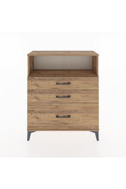 Arges Şifonyer Tek Raflı 3 Çekmeceli 88x30x106 - S05M013V9A