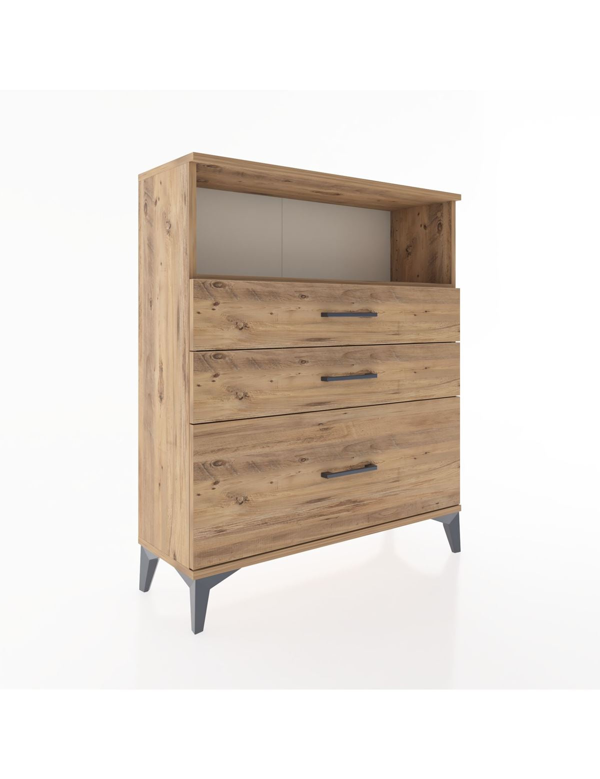 Arges Şifonyer Tek Raflı 3 Çekmeceli 88x30x106 - S05M013V9A