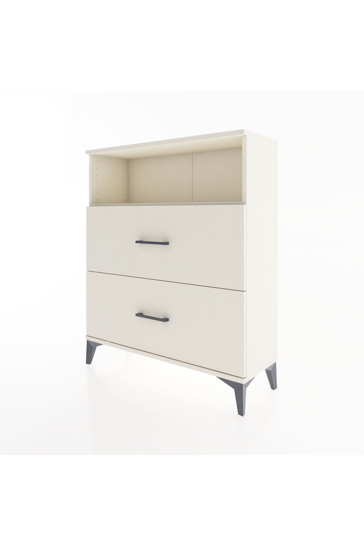 Arges Şifonyer Tek Raflı 2 Çekmeceli 88x30x106 - S05M014V1A