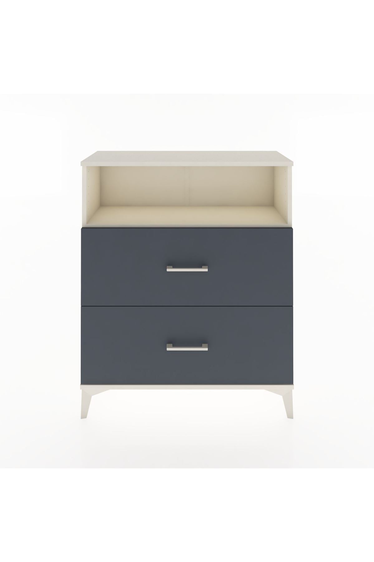 Arges Şifonyer Tek Raflı 2 Çekmeceli 88x30x106 - S05M014V2A
