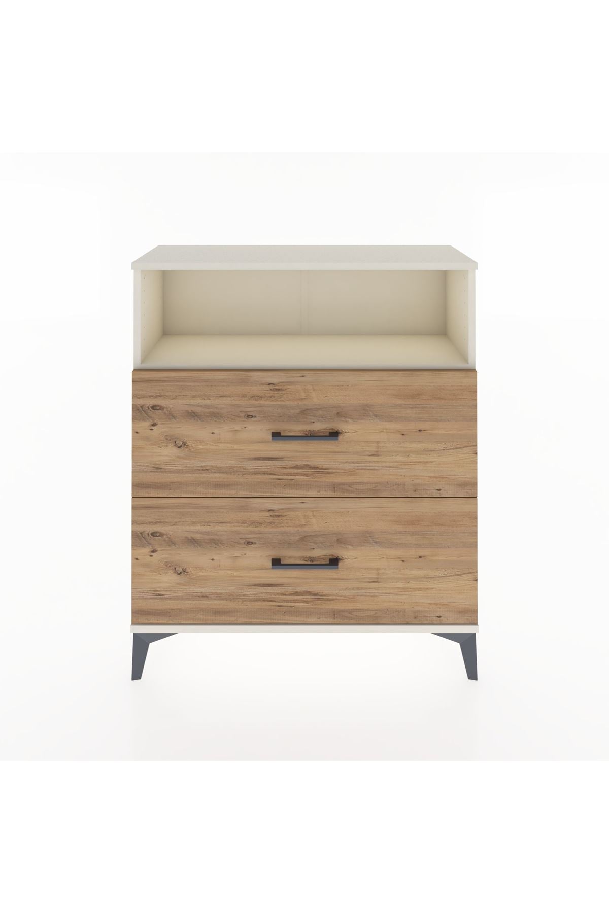 Arges Şifonyer Tek Raflı 2 Çekmeceli 88x30x106 - S05M014V3A