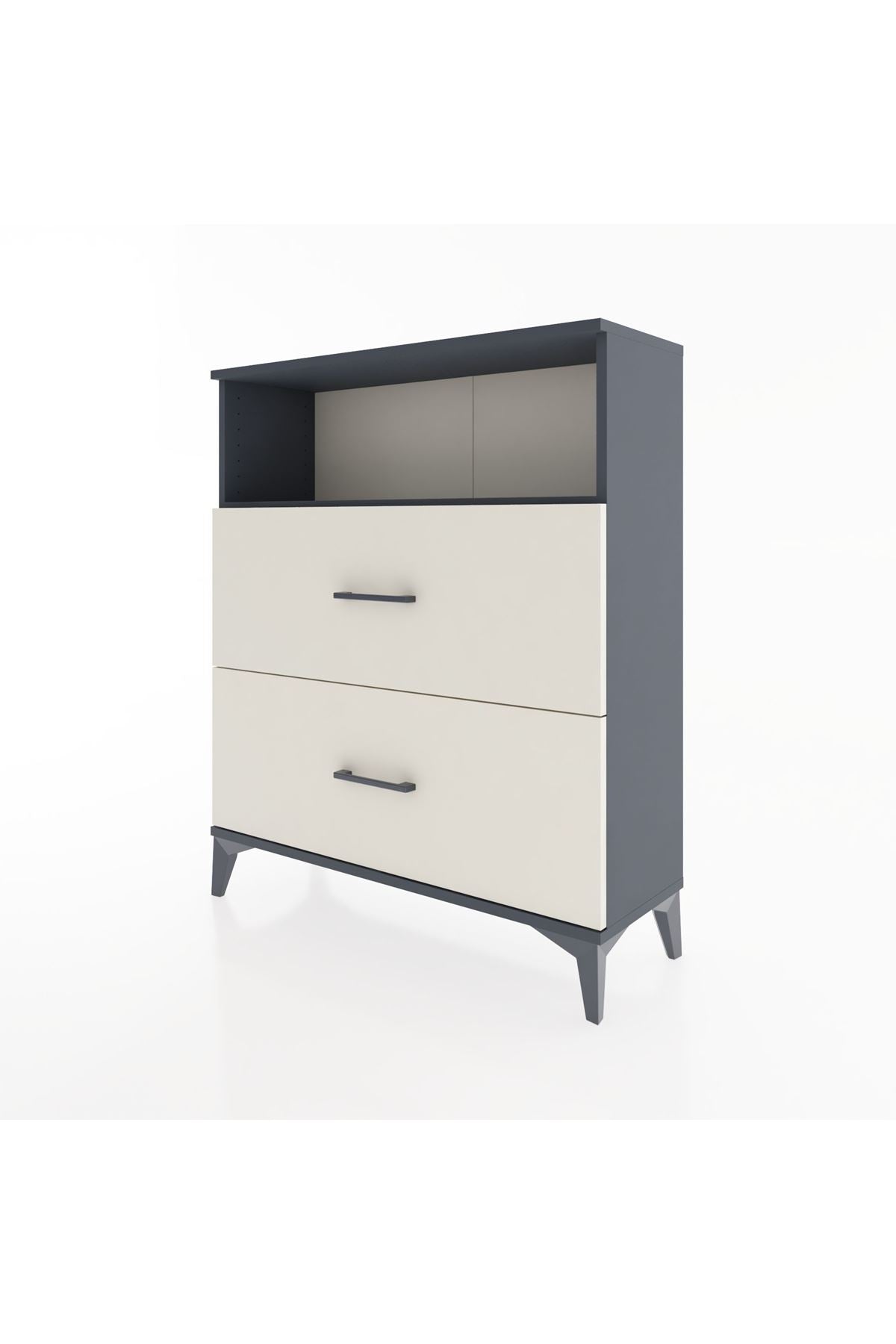 Arges Şifonyer Tek Raflı 2 Çekmeceli 88x30x106 - S05M014V4A