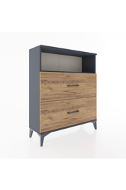 Arges Şifonyer Tek Raflı 2 Çekmeceli 88x30x106 - S05M014V6A