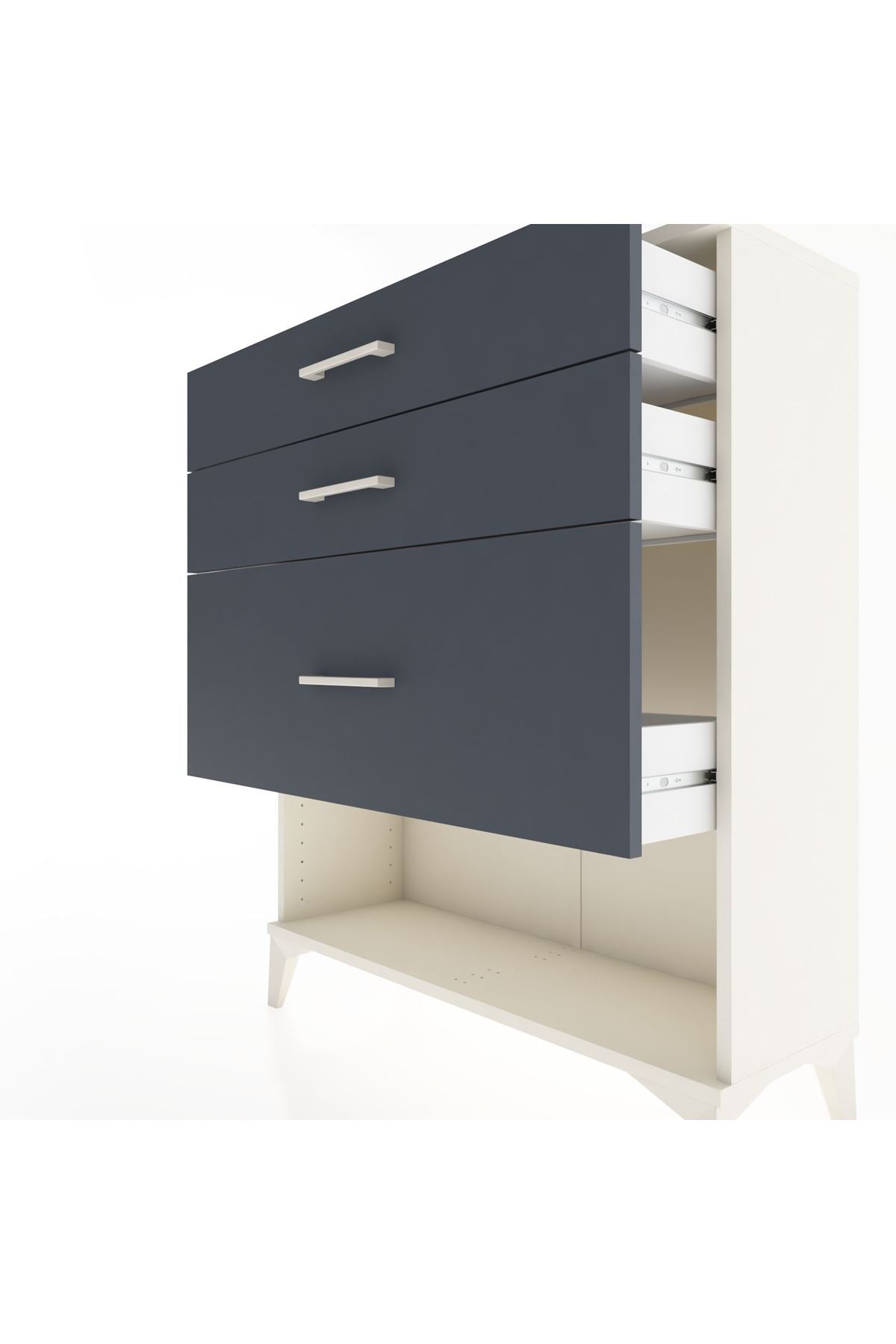 Arges Şifonyer 3 Çekmeceli 88x30x106 - S05M015V2A