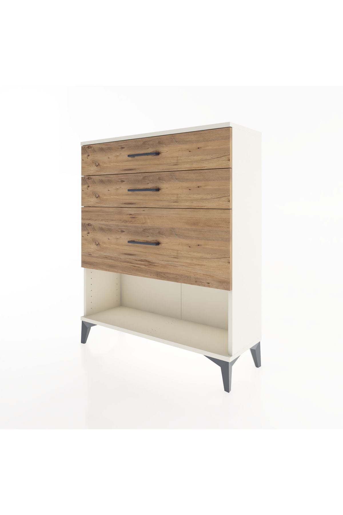 Arges Şifonyer 3 Çekmeceli 88x30x106 - S05M015V3A