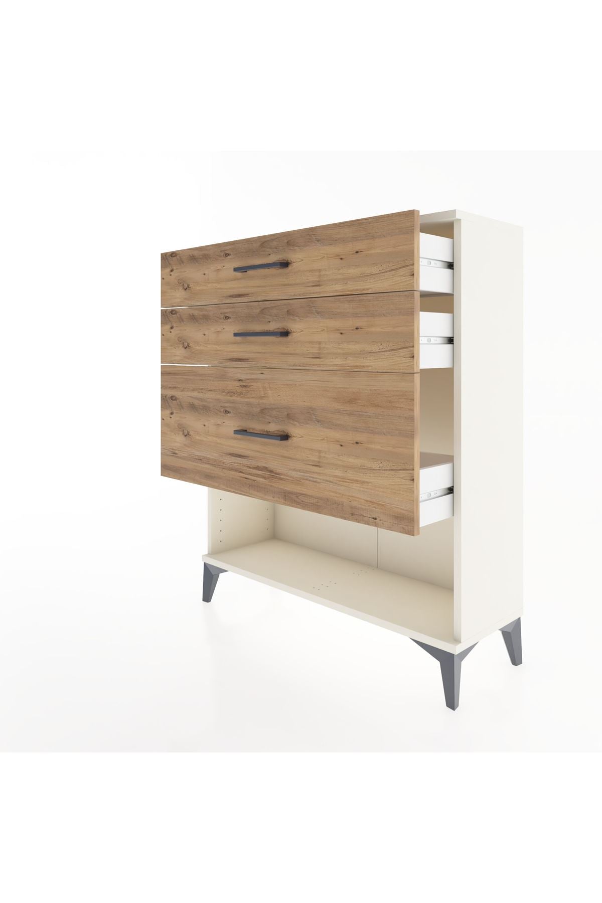 Arges Şifonyer 3 Çekmeceli 88x30x106 - S05M015V3A