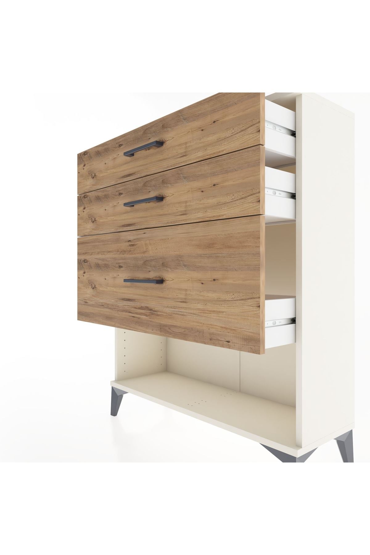 Arges Şifonyer 3 Çekmeceli 88x30x106 - S05M015V3A
