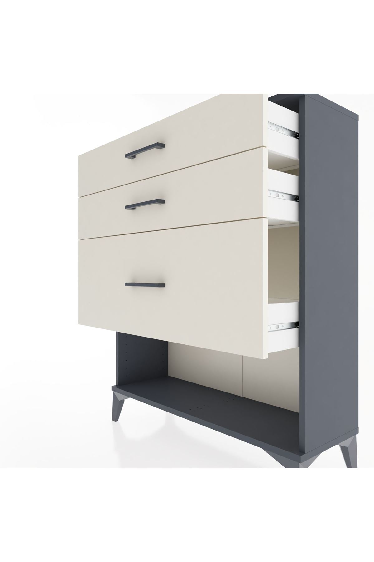 Arges Şifonyer 3 Çekmeceli 88x30x106 - S05M015V4A