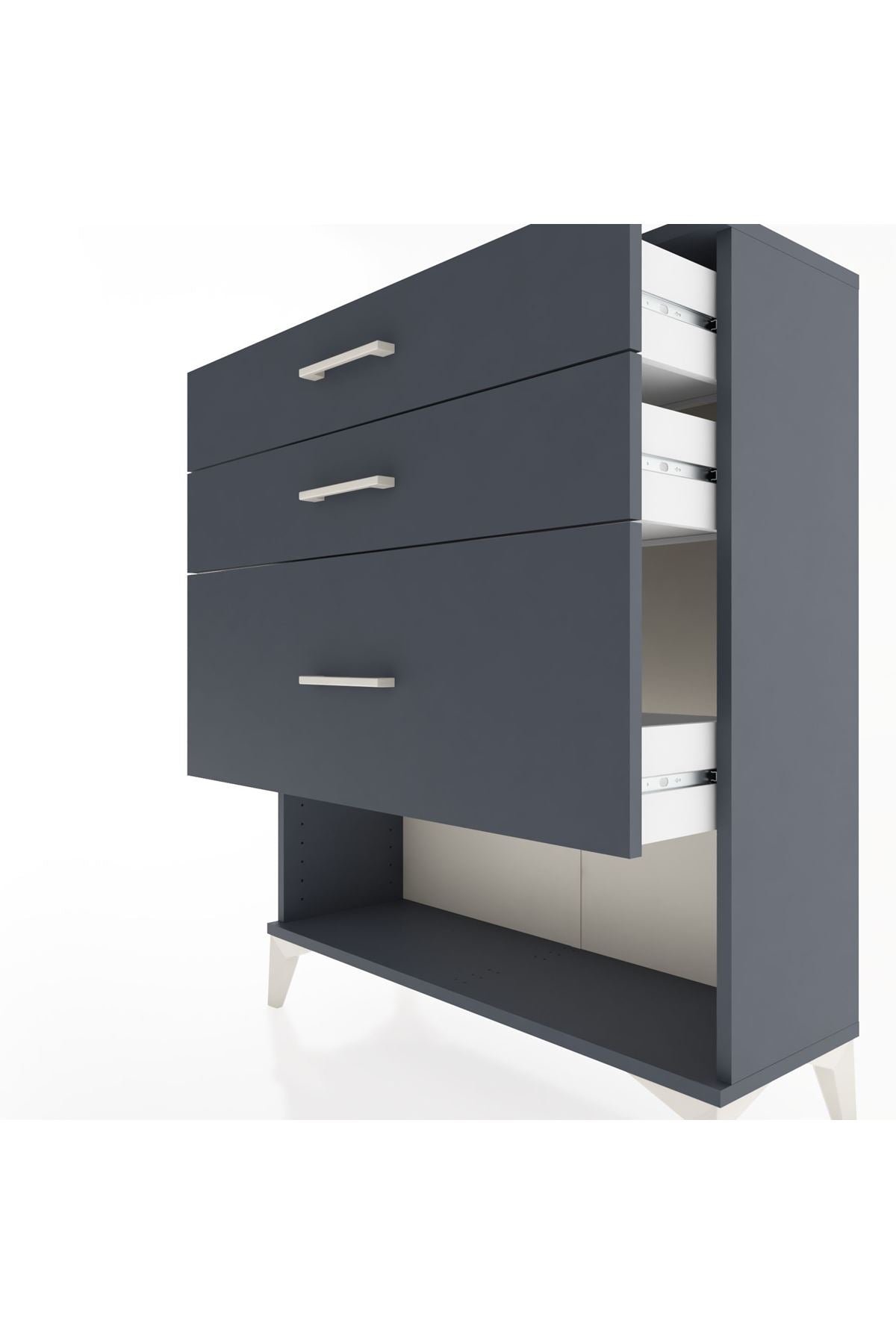 Arges Şifonyer 3 Çekmeceli 88x30x106 - S05M015V5A