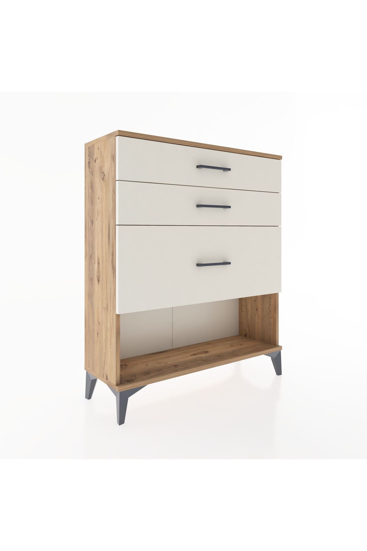 Arges Şifonyer 3 Çekmeceli 88x30x106 - S05M015V7A