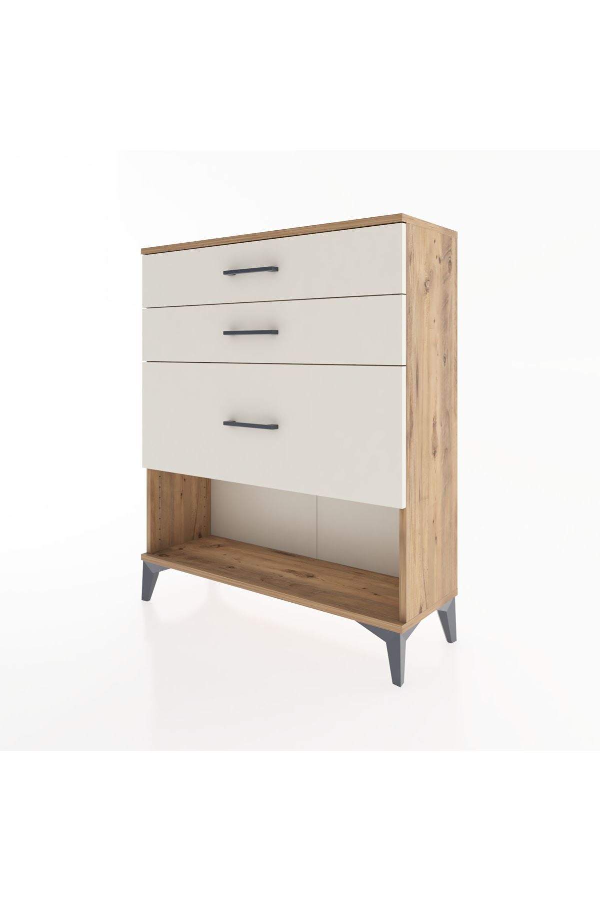 Arges Şifonyer 3 Çekmeceli 88x30x106 - S05M015V7A