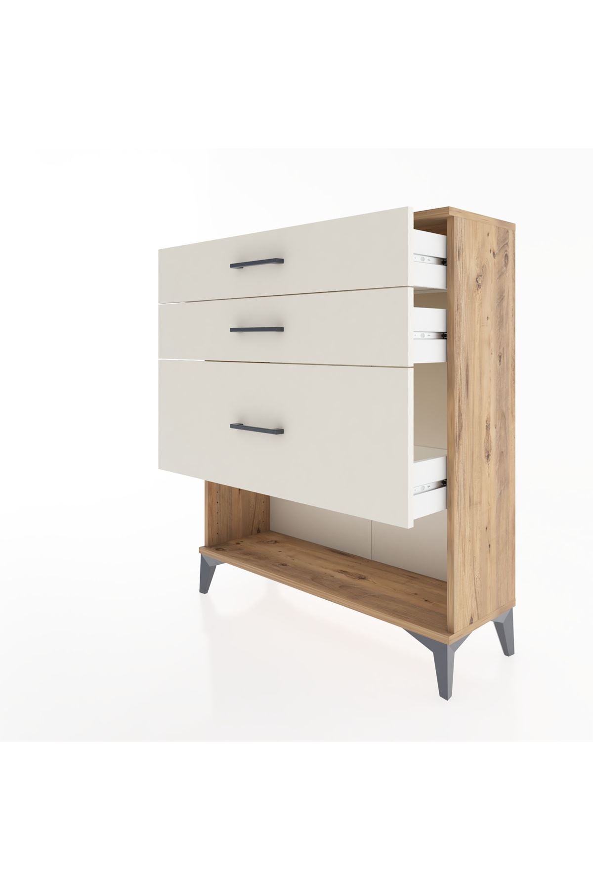 Arges Şifonyer 3 Çekmeceli 88x30x106 - S05M015V7A