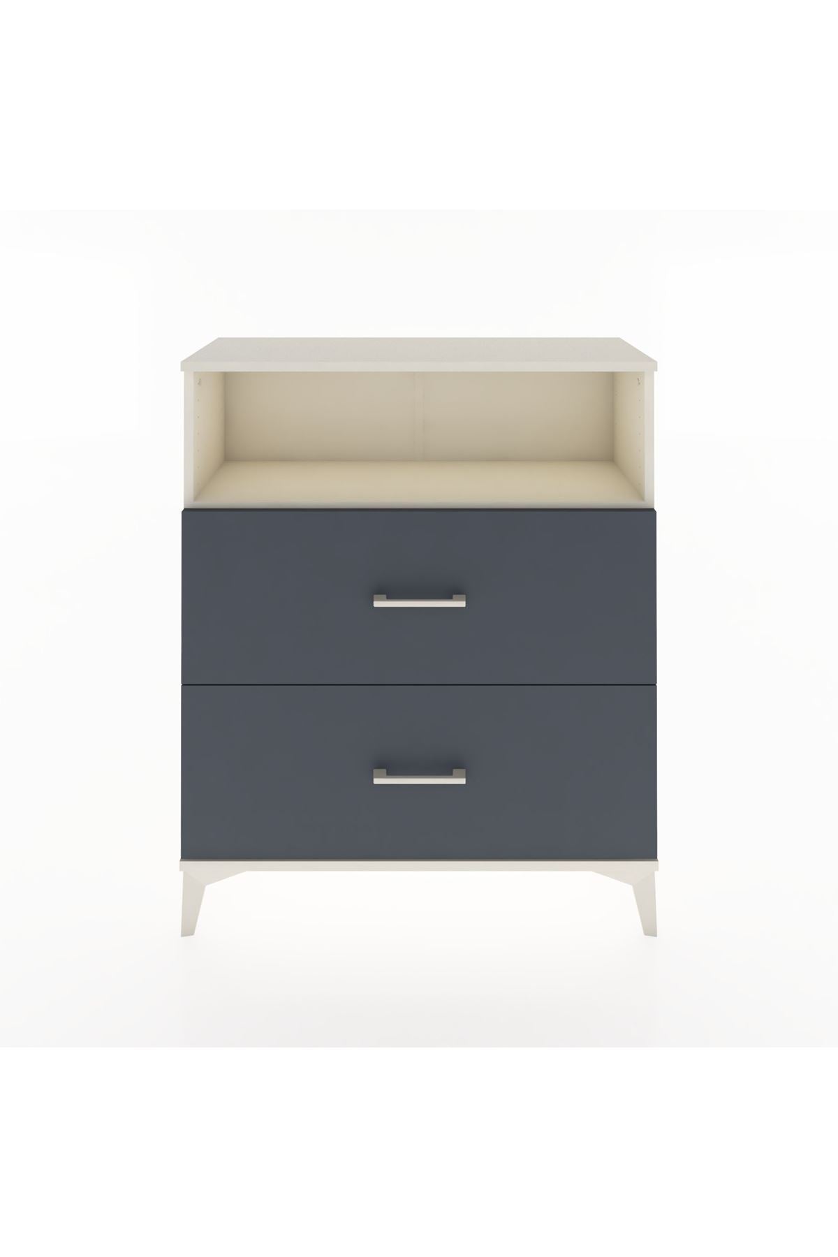 Arges Şifonyer Tek Raflı 2 Çekmeceli 88x30x106 - S05M016V2A