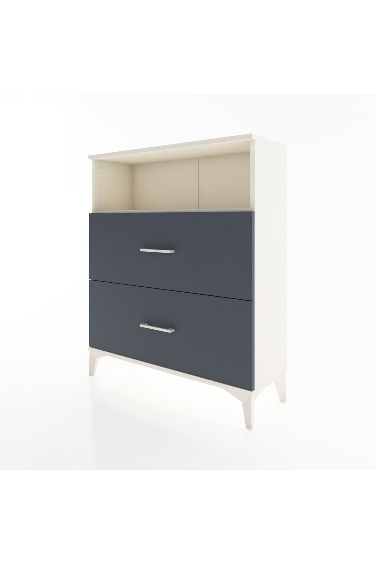 Arges Şifonyer Tek Raflı 2 Çekmeceli 88x30x106 - S05M016V2A