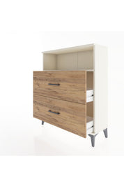 Arges Şifonyer Tek Raflı 2 Çekmeceli 88x30x106 - S05M016V3A