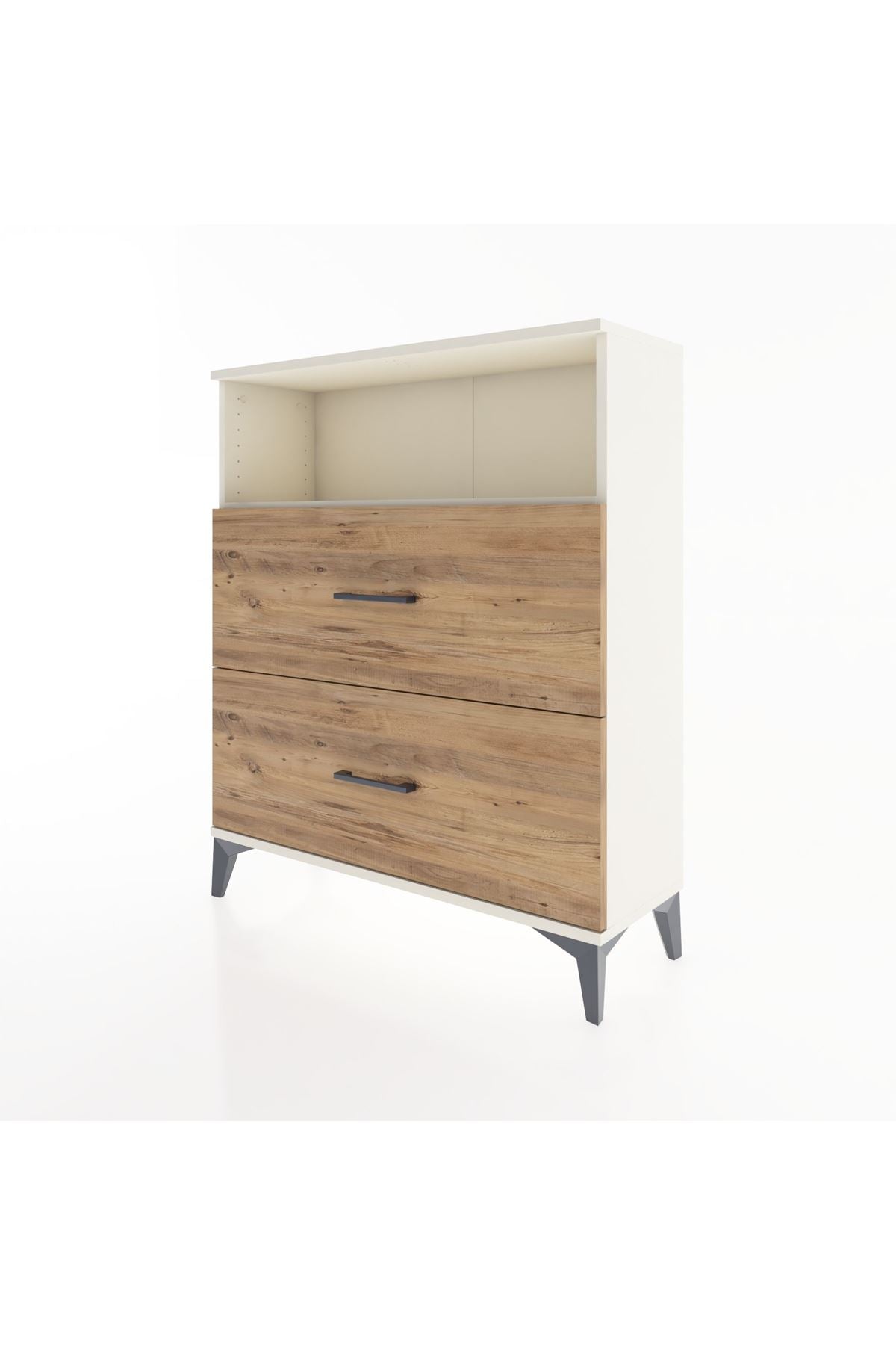 Arges Şifonyer Tek Raflı 2 Çekmeceli 88x30x106 - S05M016V3A