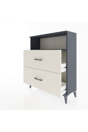 Arges Şifonyer Tek Raflı 2 Çekmeceli 88x30x106 - S05M016V4A