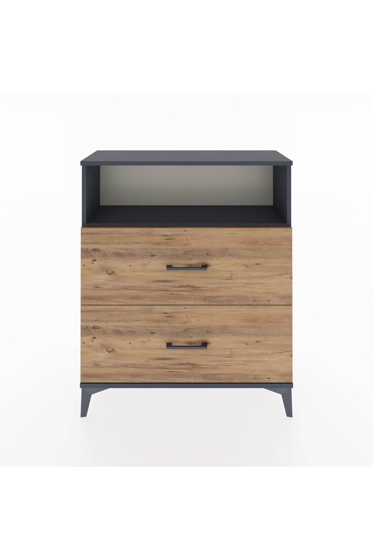 Arges Şifonyer Tek Raflı 2 Çekmeceli 88x30x106 - S05M016V6A