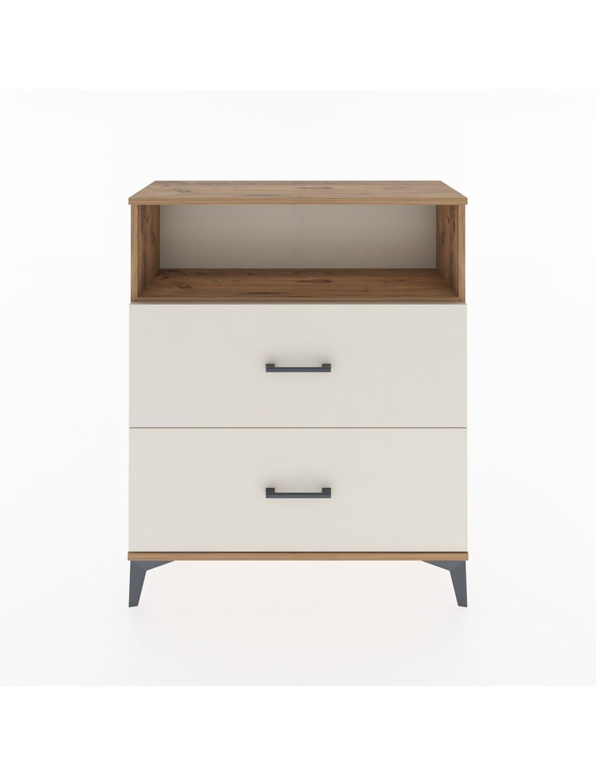 Arges Şifonyer Tek Raflı 2 Çekmeceli 88x30x106 - S05M016V7A