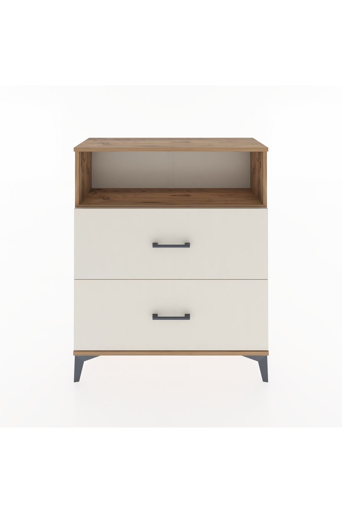 Arges Şifonyer Tek Raflı 2 Çekmeceli 88x30x106 - S05M016V7A