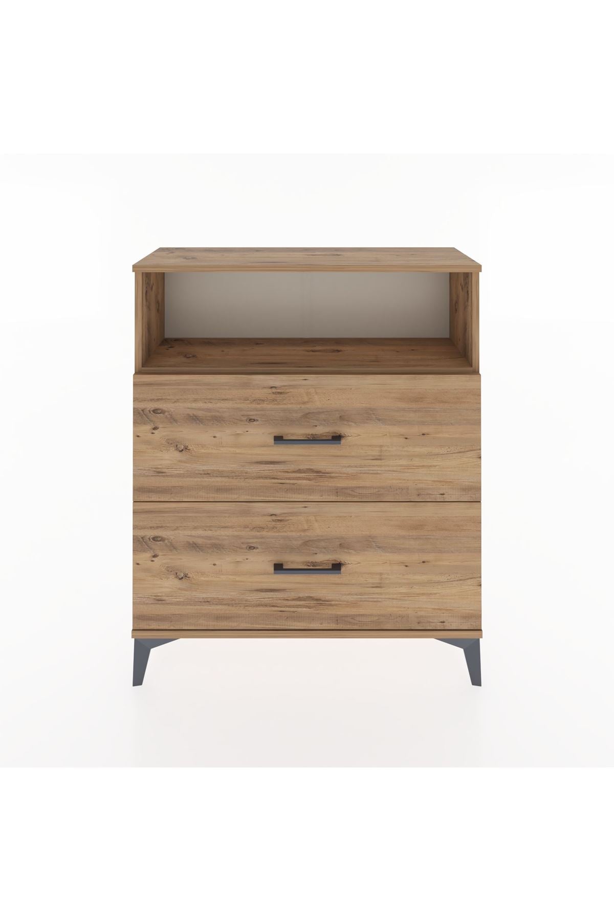 Arges Şifonyer Tek Raflı 2 Çekmeceli 88x30x106 - S05M016V9A