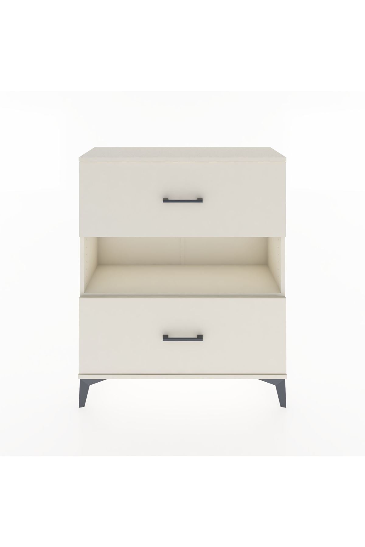 Arges Şifonyer Tek Raflı 2 Çekmeceli 88x30x106 - S05M017V1A