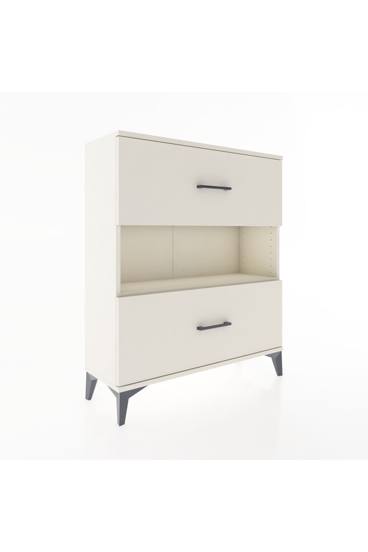 Arges Şifonyer Tek Raflı 2 Çekmeceli 88x30x106 - S05M017V1A
