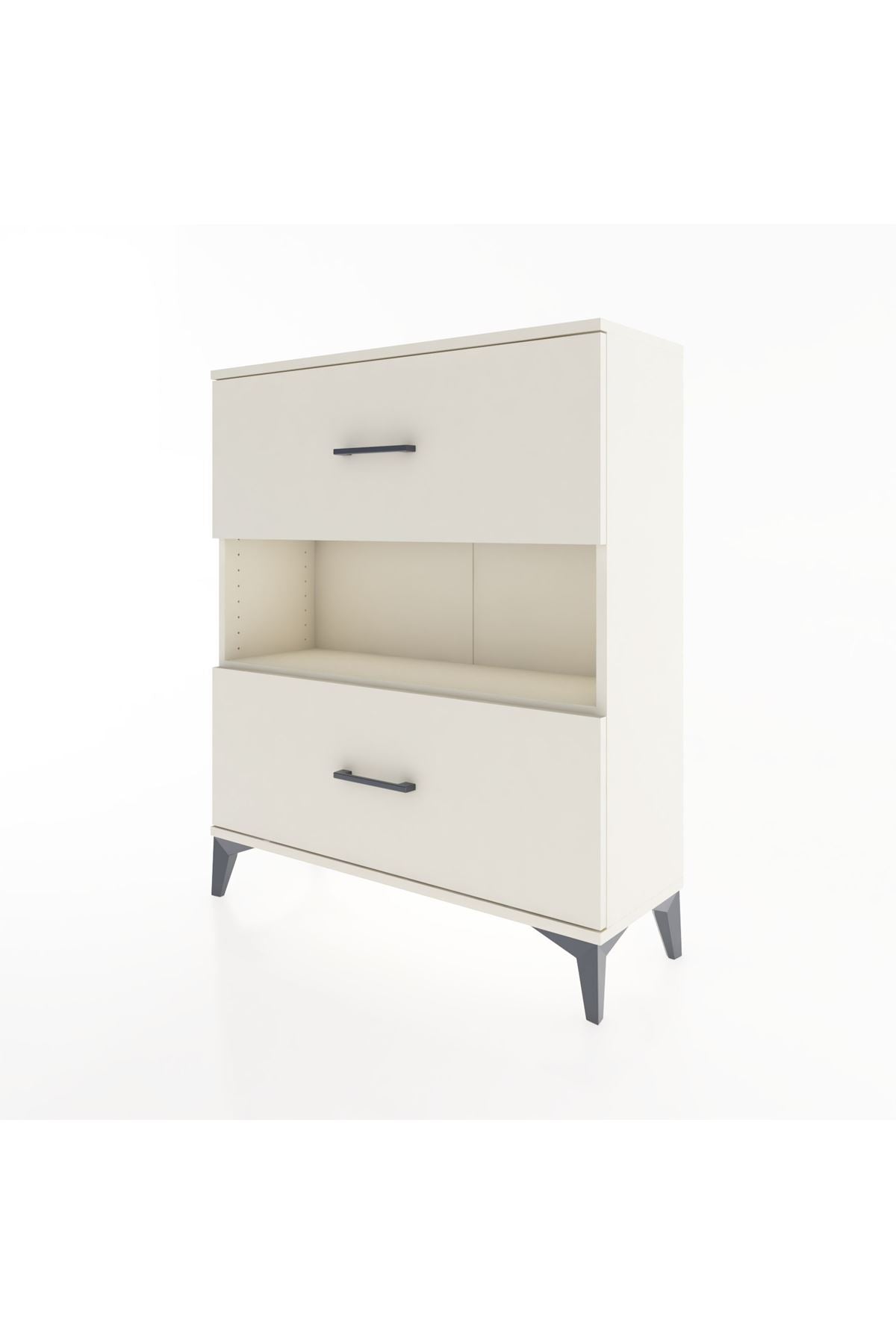Arges Şifonyer Tek Raflı 2 Çekmeceli 88x30x106 - S05M017V1A