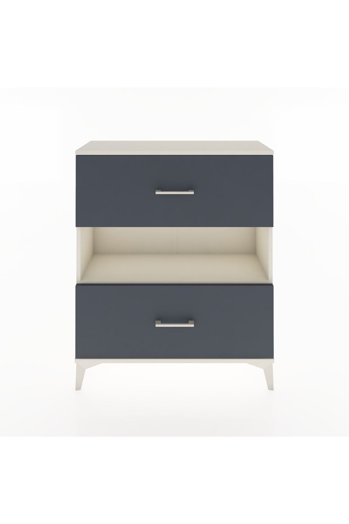 Arges Şifonyer Tek Raflı 2 Çekmeceli 88x30x106 - S05M017V2A