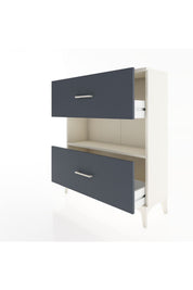 Arges Şifonyer Tek Raflı 2 Çekmeceli 88x30x106 - S05M017V2A
