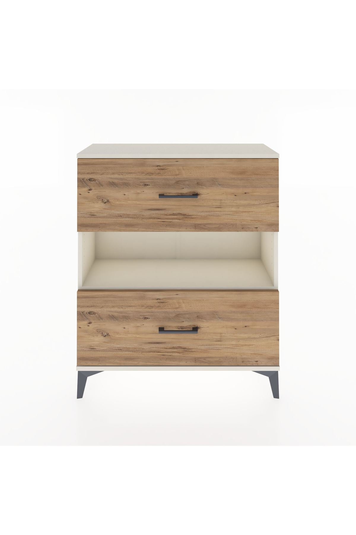 Arges Şifonyer Tek Raflı 2 Çekmeceli 88x30x106 - S05M017V3A