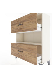 Arges Şifonyer Tek Raflı 2 Çekmeceli 88x30x106 - S05M017V3A