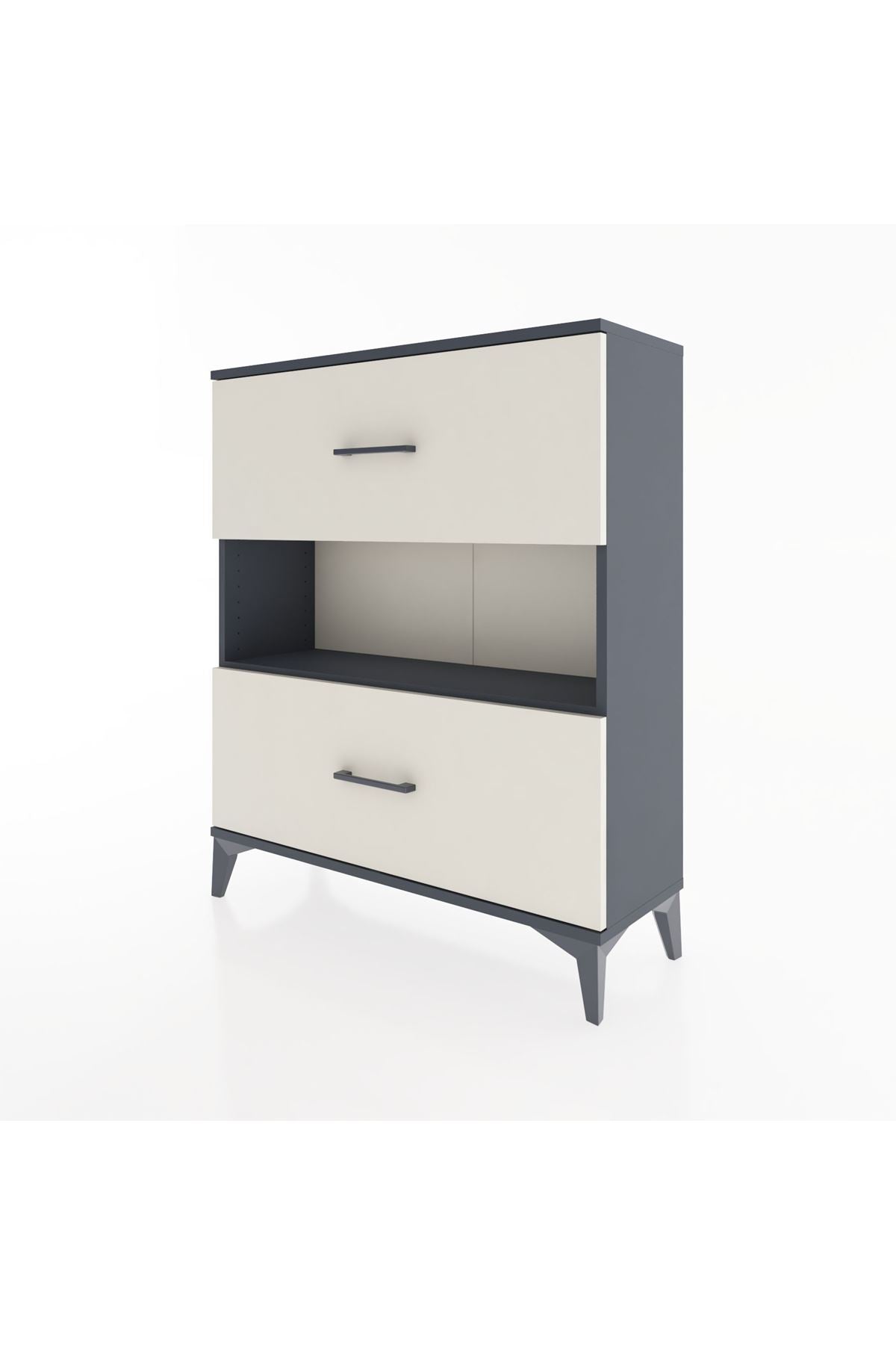 Arges Şifonyer Tek Raflı 2 Çekmeceli 88x30x106 - S05M017V4A