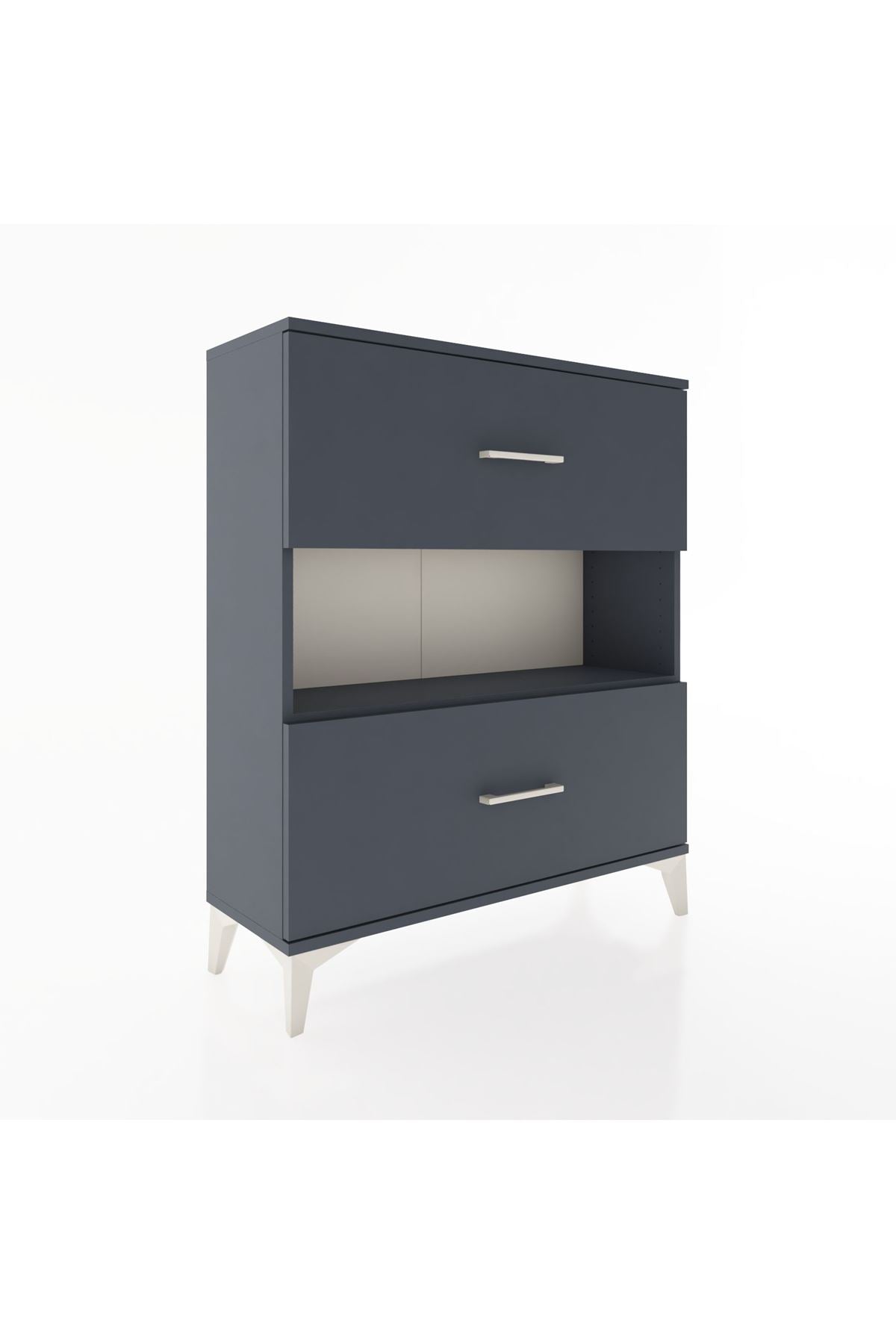 Arges Şifonyer Tek Raflı 2 Çekmeceli 88x30x106 - S05M017V5A