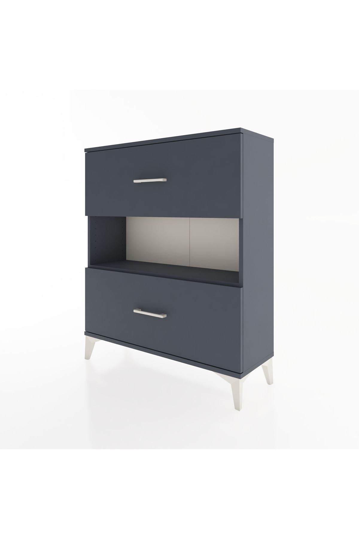 Arges Şifonyer Tek Raflı 2 Çekmeceli 88x30x106 - S05M017V5A