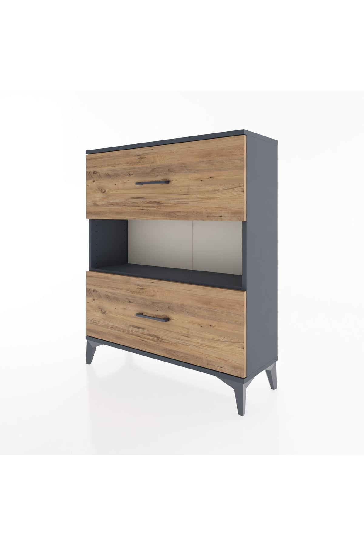 Arges Şifonyer Tek Raflı 2 Çekmeceli 88x30x106 - S05M017V6A
