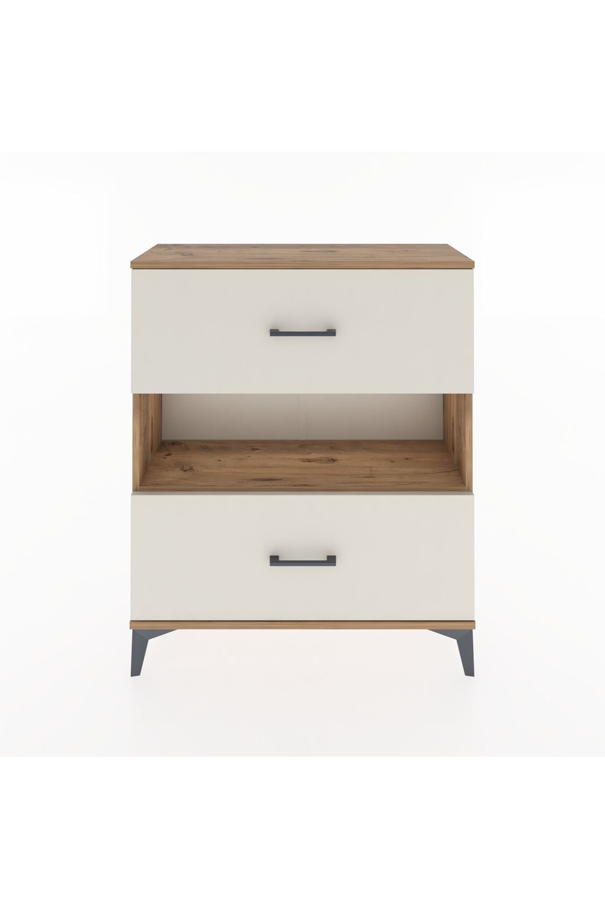 Arges Şifonyer Tek Raflı 2 Çekmeceli 88x30x106 - S05M017V7A