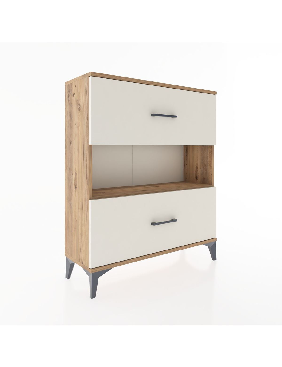 Arges Şifonyer Tek Raflı 2 Çekmeceli 88x30x106 - S05M017V7A