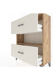 Arges Şifonyer Tek Raflı 2 Çekmeceli 88x30x106 - S05M017V7A