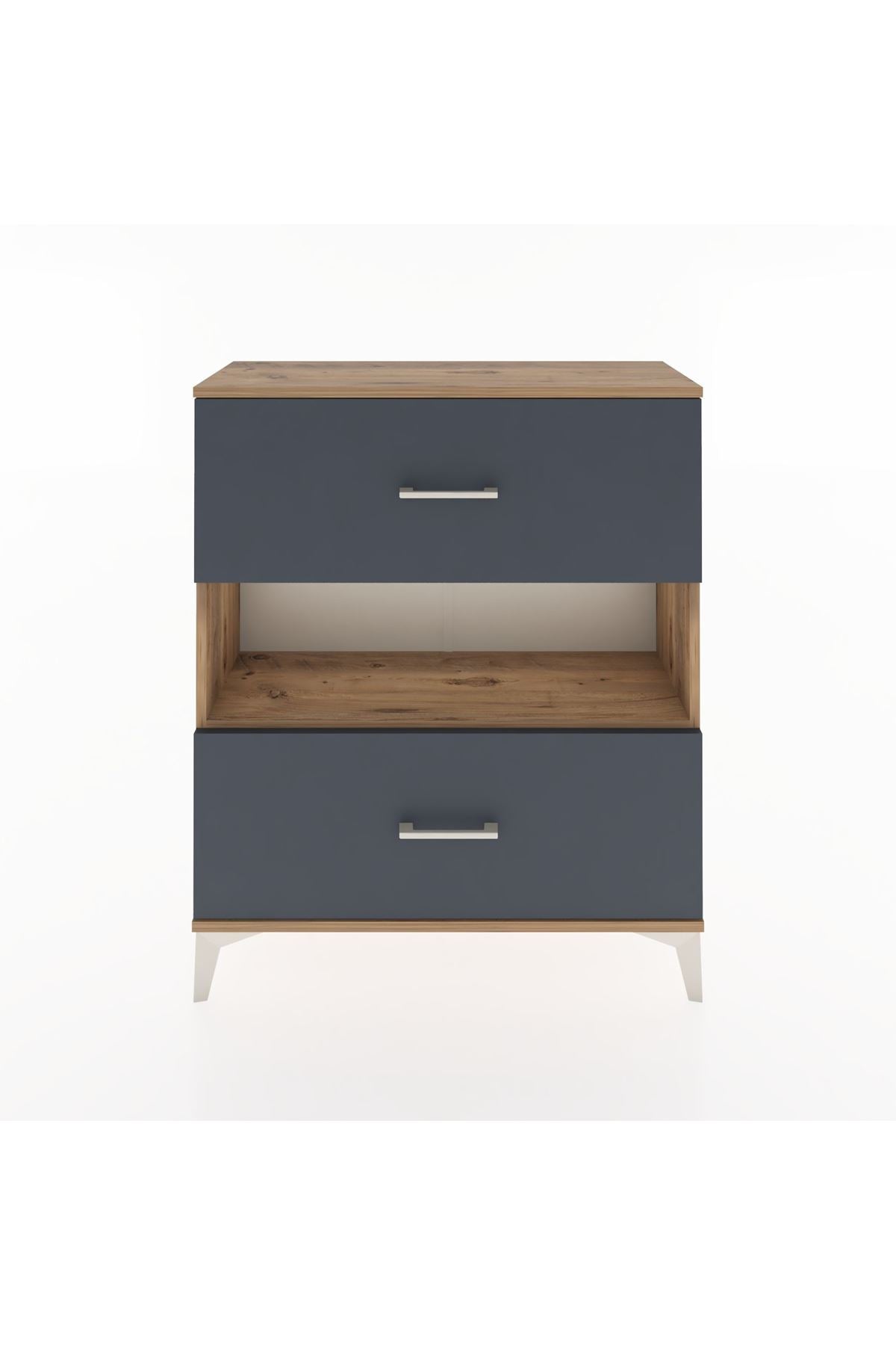 Arges Şifonyer Tek Raflı 2 Çekmeceli 88x30x106 - S05M017V8A