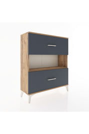 Arges Şifonyer Tek Raflı 2 Çekmeceli 88x30x106 - S05M017V8A