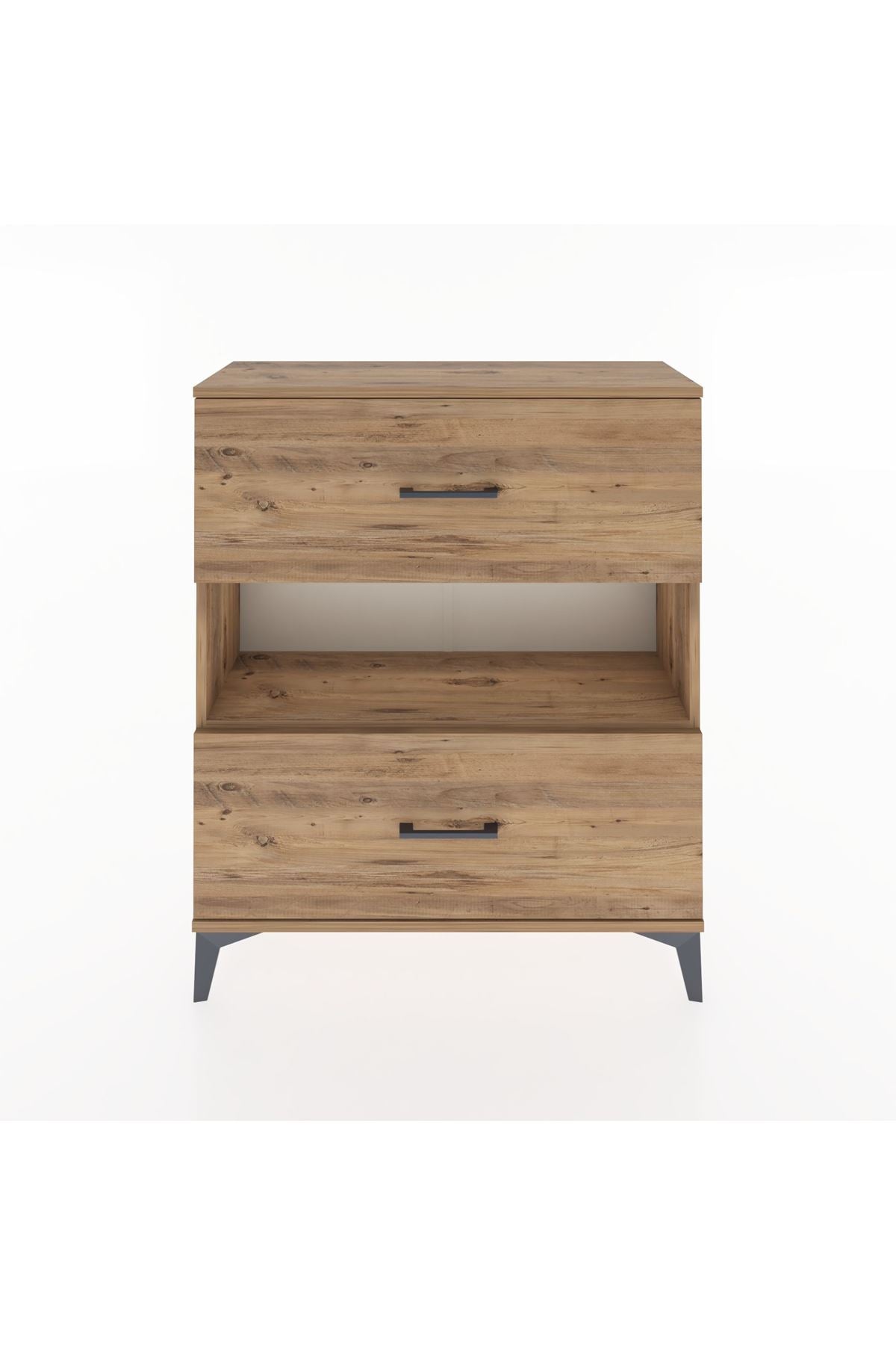 Arges Şifonyer Tek Raflı 2 Çekmeceli 88x30x106 - S05M017V9A