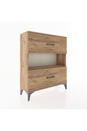 Arges Şifonyer Tek Raflı 2 Çekmeceli 88x30x106 - S05M017V9A