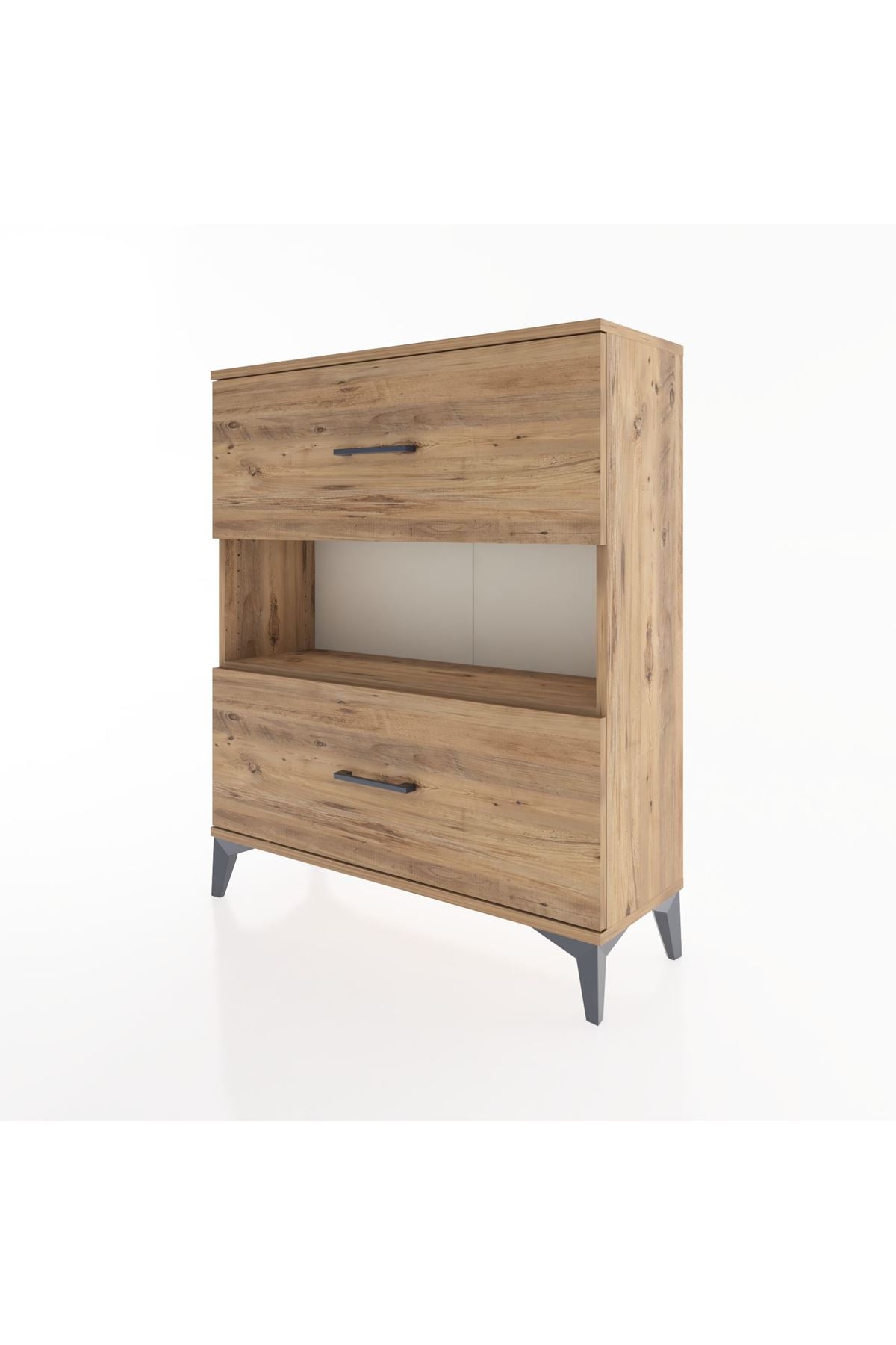 Arges Şifonyer Tek Raflı 2 Çekmeceli 88x30x106 - S05M017V9A
