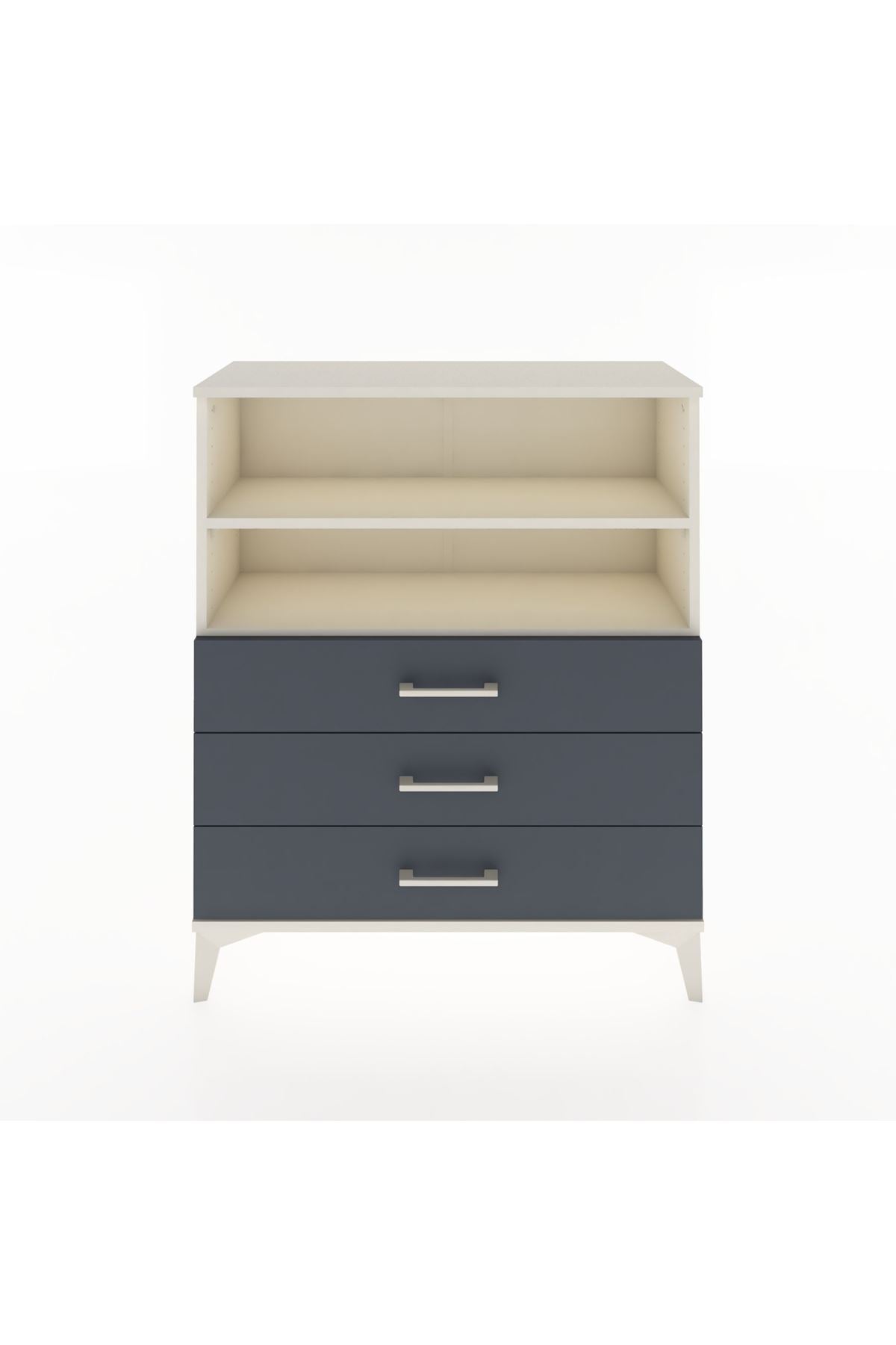 Arges Şifonyer 2 Raflı 3 Çekmeceli 88x30x106 - S05M018V2A