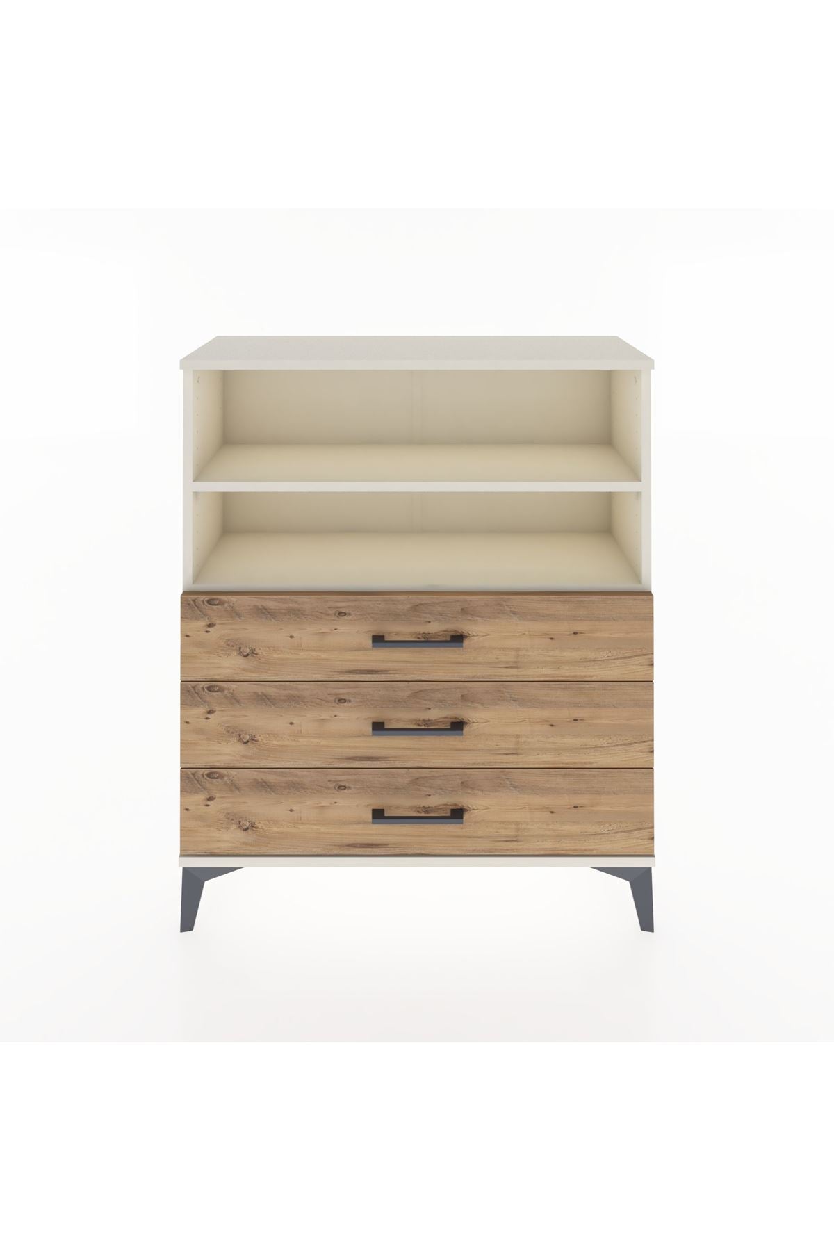 Arges Şifonyer 2 Raflı 3 Çekmeceli 88x30x106 - S05M018V3A