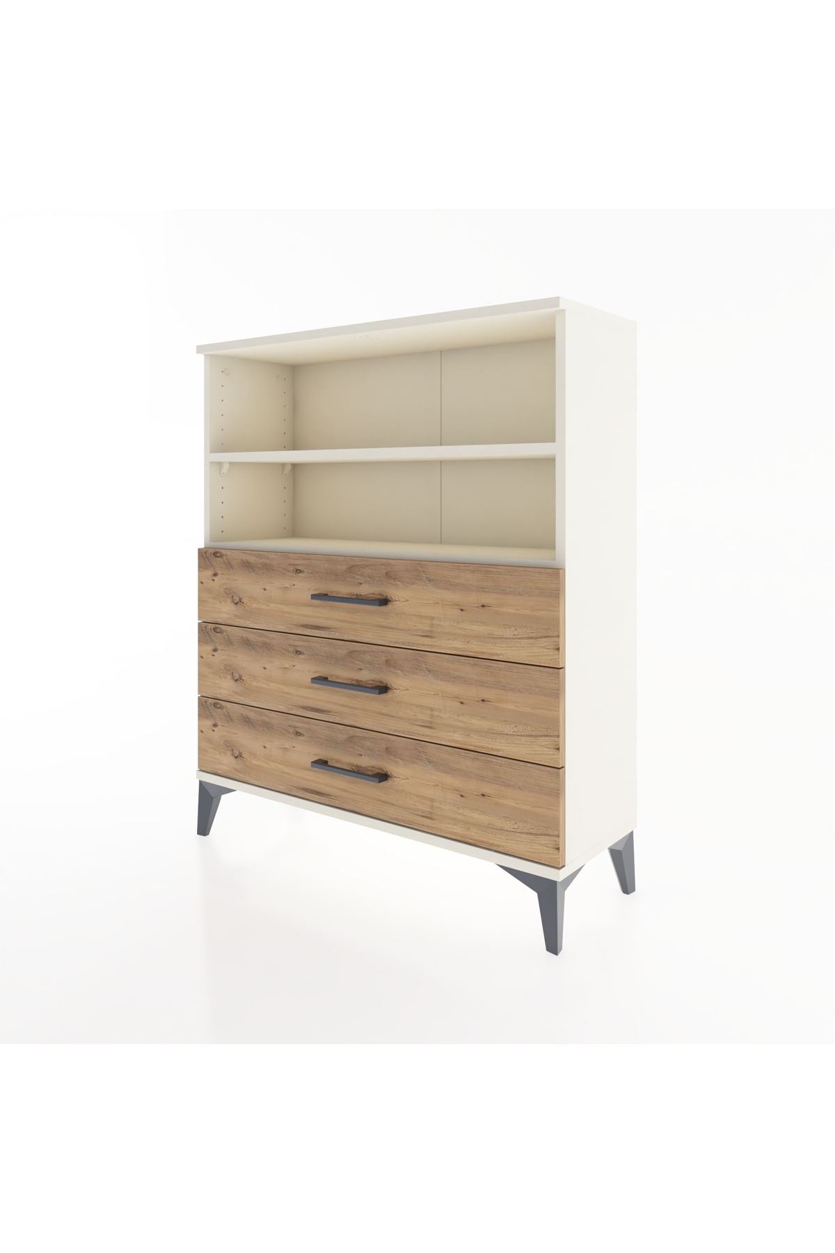 Arges Şifonyer 2 Raflı 3 Çekmeceli 88x30x106 - S05M018V3A